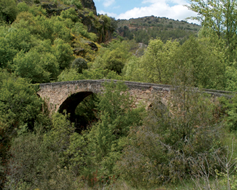 Puente medieval en Valdesotos