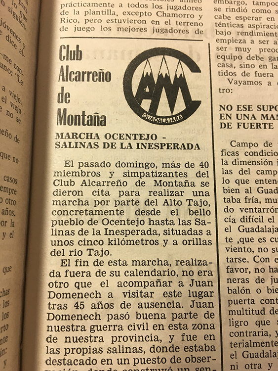 Nueva Alcarria, 18 de diciembre de 1982