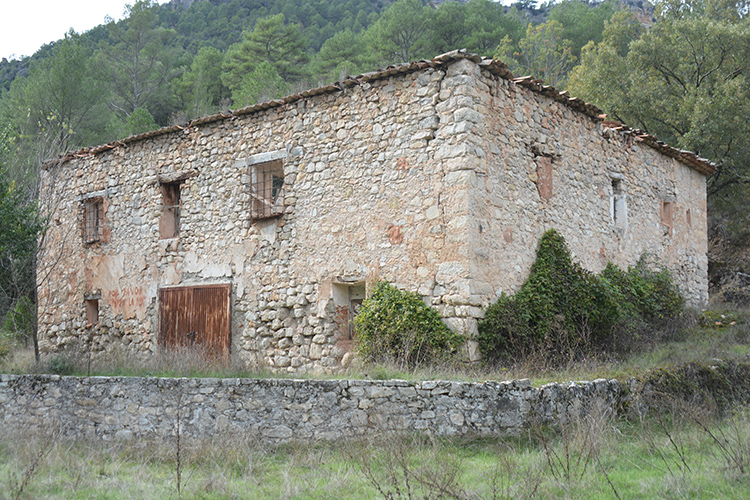 Estado actual del edificio de las salinas. (Foto: Ángel de Juan)