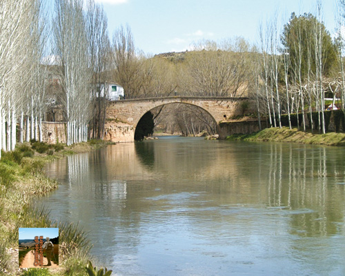 Trillo. Puente y río Tajo